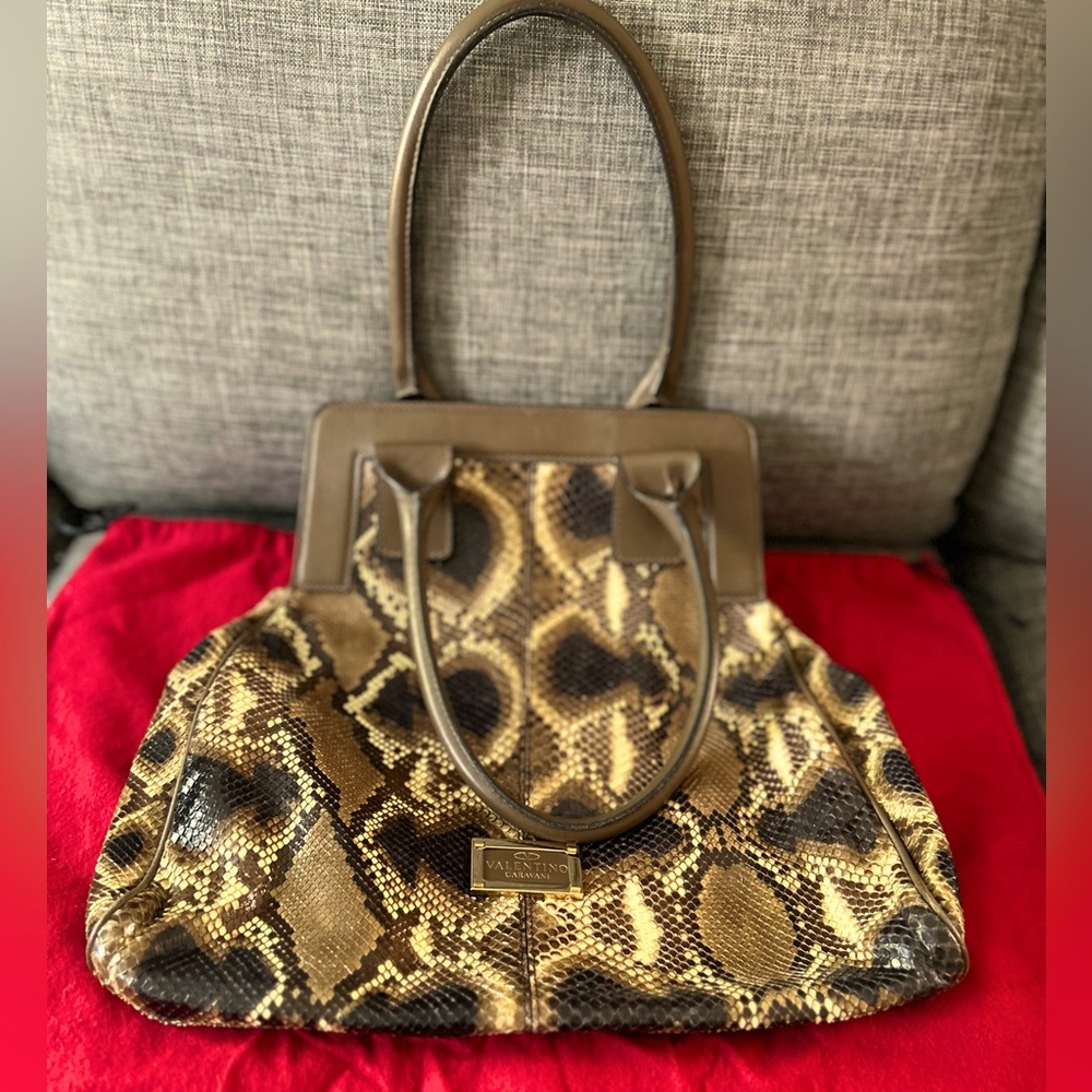 Valentino Garavani Genuine Python Purse - image 1